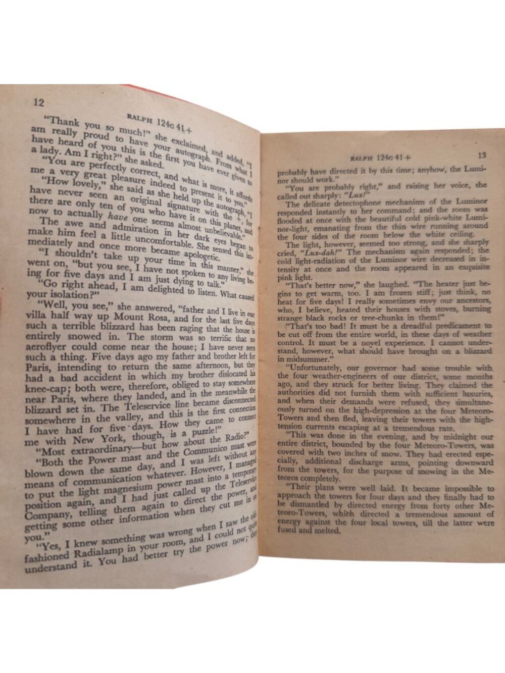 Hugo Gernsbacks Ralph 124C 41+ PB 1958 Crest Reprint Foreword Fletcher Pratt Vtg - Picture 11 of 16